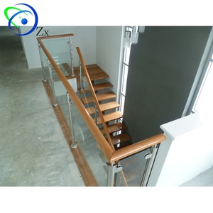 <span class=keywords><strong>Escalier</strong></span> droit en acier inoxydable pour la <span class=keywords><strong>maison</strong></span>, installation facile, design moderne, entrée en métal incurvée, double marches - Product Image 5