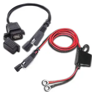 Caricatore USB per moto SAE per adattatore USB connettore batteria