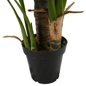 1.35 m Alocasia Macrorrhiza कृत्रिम छोटे पौधों इनडोर सजावटी पौधों के लिए कमरे में रहने वाले
