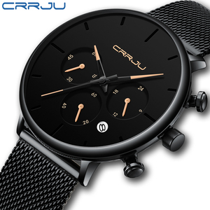 CRRJU 2271 Top vendita calda CRRJU Fashion Watch <span class=keywords><strong>uomo</strong></span> impermeabile orologio da <span class=keywords><strong>uomo</strong></span> Ultra sottile orologio sportivo di lusso unico - Product Image 3