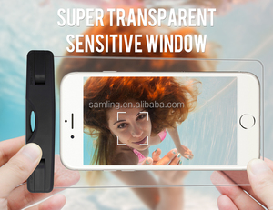 Muestra libre teléfono caso <span class=keywords><strong>claro</strong></span> IPX8 caja del teléfono resistente al agua bolso impermeable del teléfono celular - Product Image 3