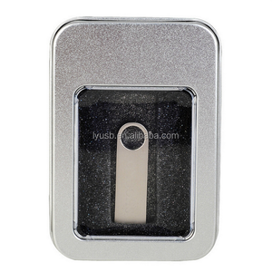 無料カスタマイズロゴ安い金属スリムUSBドライブメモリスティックwthボックス - Product Image 1