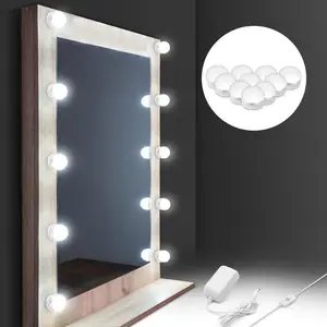 Specchio cosmetico Lights, Trucco LED luci con 10 Lampadine Dimmerabili per il Trucco Spogliatoio Tavolo