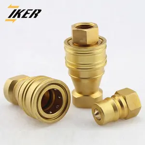 ISO 7241 B PARKER brass hydraulic quick connector