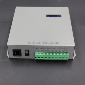T-300K 支持许多 IC 类型 SD 卡通过 PC 8 端口联机 8192 像素全彩 LED 像素控制器 - Product Image 3