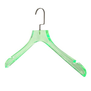 High End Transparent Acrylic Eco-friendly Custom Colors Pants <strong>Clip</strong> <strong>Hanger</strong> Injection Technics Clothes Rack Coat <strong>Hanger</strong> Wholesale - Product Image 3