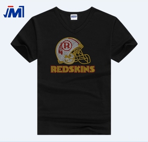 Sparkle REDSKINS dengan Helm Berlian Imitasi Besi Pada Transfer