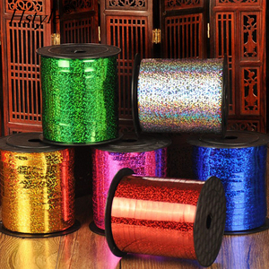 100 Metri/<span class=keywords><strong>250</strong></span> Metri Laser Lucido Nastri Palloncino per Le Parti, Fiorista, Artigianato e Da Regalo BA008 - Product Image 5