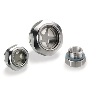 X & B NPT Stainless Steel Threaded High Pressure Oil <span class=keywords><strong>Level</strong></span> <span class=keywords><strong>Sight</strong></span> <span class=keywords><strong>Glass</strong></span> - Product Image 4