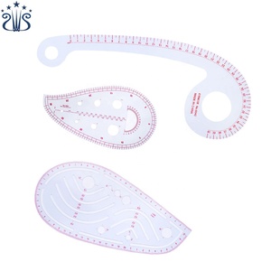 CZ-32 multifonctionnel courbe motif maître tailleur échelle couette en plastique patchwork règle ensemble/6460/6040/3220/6401 - Product Image 6