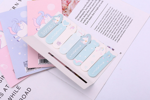 Myway 女王独角兽记事本粘滞便笺 Escolar Papelaria 学校供应书签标签 - Product Image 5