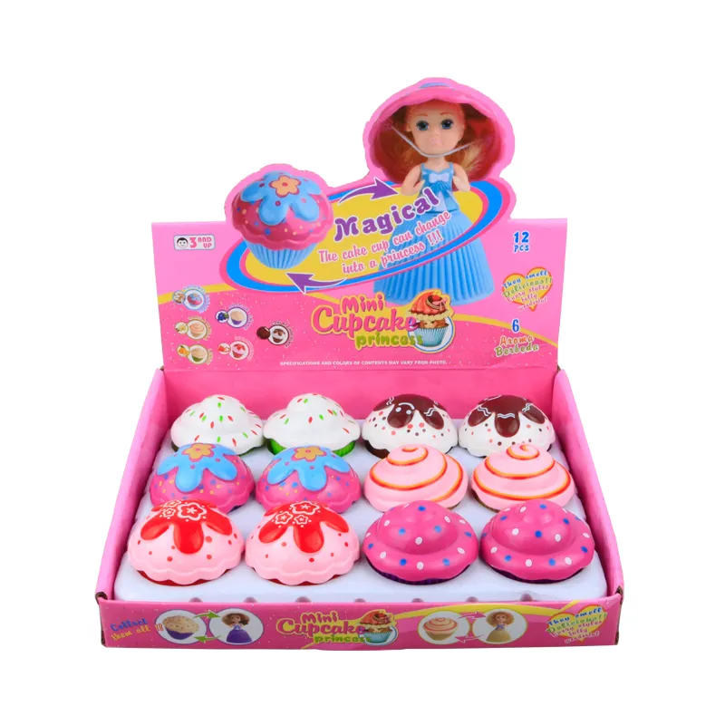 Mini poupée magique de princesse de Cupcake, jouet mignon de dessin animé pour filles, jouet pour enfants