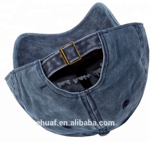 6 pannelli all'ingrosso ricamo cotone moda vintage pigmento tinto lavato bad hair day berretto da baseball cappello nero papà - Product Image 5