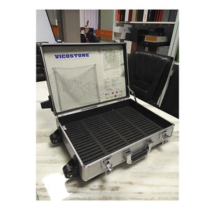 Nhà Máy Giá nhôm hiển thị hộp Acrylic bán lẻ truy cập Mẫu Hộp gạch cầu thang hiển thị trường hợp thẻ hiển thị trường hợp mẫu trường hợp - Product Image 5