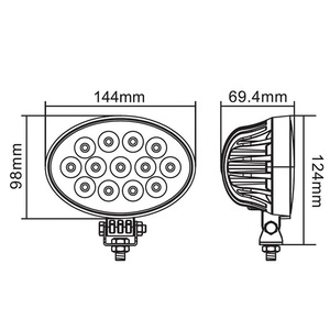 Sáng 39 W lũ chùm JD led làm việc ánh sáng kit - Product Image 4