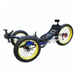 Cuadro de triciclo reclinable para adultos al aire libre