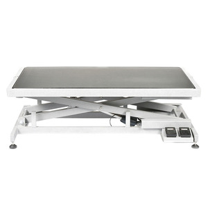 Table de toilettage électrique en acier inoxydable de haute qualité <span class=keywords><strong>pour</strong></span> animaux de compagnie, réglable en hauteur, alimentée par batterie, avec revêtement antidérapant en caoutchouc - Product Image 4