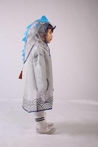 Chubasquero de moda para bebé <span class=keywords><strong>impermeable</strong></span> para chico lindo 3D semitransparente Dragon Robe Light Poncho niños capa de lluvia para niños y niñas - Product Image 3
