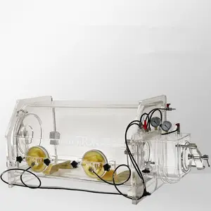 MT011-C ห้องปฏิบัติการ Bench-Top ออกซิเจนและน้ำควบคุมสูญญากาศกล่องถุงมือคริลิค