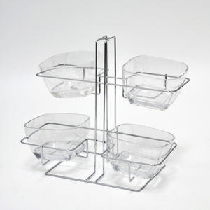 4pcs bonbons carrés en plastique porte-bonbons gelée - Product Image 1