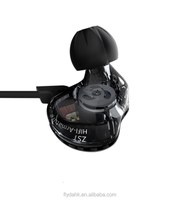 Écouteurs intra-auriculaires hybrides KZ ZST 1DD+1BA HIFI DJ pour le sport et la course, oreillettes KZ ZST