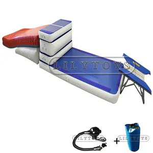 Barato equipamentos de ginástica ginásio mat airtrack chão caindo acrobacias trilha de ar inflável para a venda