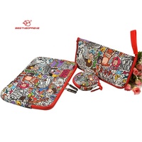Funda de neopreno impresa personalizada para tableta y PC, venta al por mayor, colorida, promocional