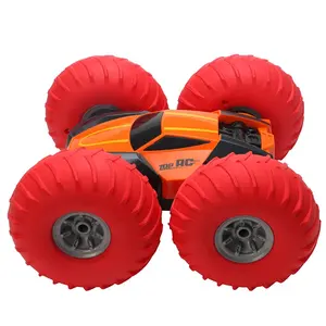 2.4g Full Function Rc Car ,360 Degree Spinning /rolling On The Ground Rc Remote Control Car Toy With Big Inflatable Wheels