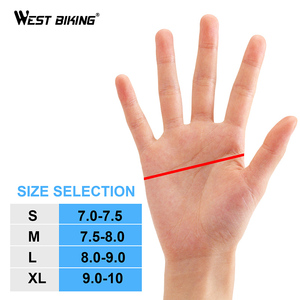 WEST BIKING-<span class=keywords><strong>guantes</strong></span> transpirables a prueba de golpes para <span class=keywords><strong>ciclismo</strong></span>, de medio dedo, Unisex - Product Image 4