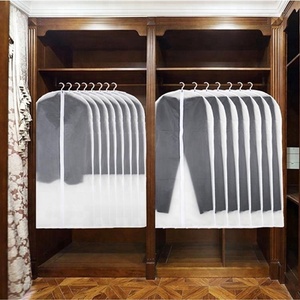 थोक Zippered सांस परिधान बैग स्पष्ट सूट कवर - Product Image 3