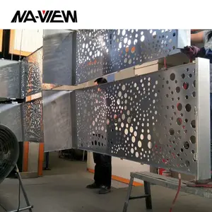 Tùy Chỉnh CNC Đục Lỗ Nhôm Mashrabiya Panel