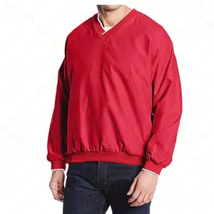 OEM सेवा कस्टम आउटडोर निविड़ अंधकार Windproof V गर्दन जैकेट गर्म बिक्री के लिए पुरुषों Windshirt