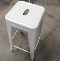 Tabourets de comptoir de bar en métal de style moderne et confortable