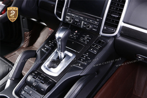 Para Cayenne 958 pieza del coche de la fibra de carbono decoración molduras interiores para porsch - Product Image 5