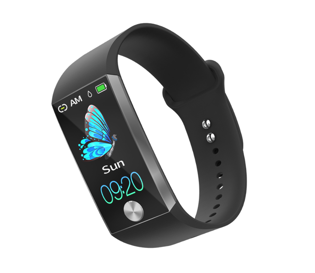 Hot Sale S28 IP67 Waterproof OLED Smart Bracelet Features Call Message Alerts Heart Rate Blood Pressure Monitoring Free App