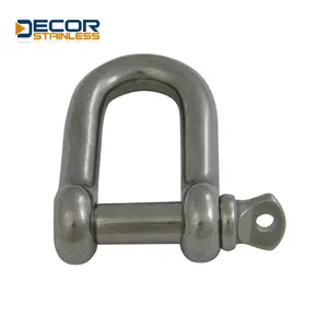 Us Type Shackle Stainless Steel Bow Shackle With Safety Pin