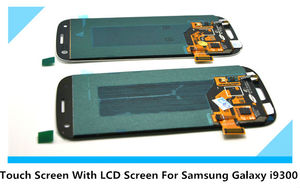 LCD tactile assemblage de l'écran de verre pour <span class=keywords><strong>Samsung</strong></span> S3 (<span class=keywords><strong>i9300</strong></span>) de couleur blanc avec cadre - Product Image 1