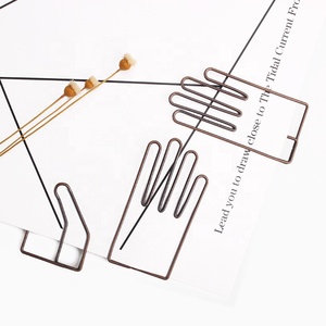 Kim Loại Cổ Brass Mạ Tay Hình Kẹp Giấy Collector Văn Phòng Quà Tặng 4-7Cm - Product Image 6