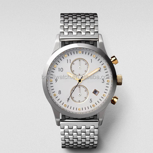 2015 of Vogue from the customs <strong>Chrono</strong> style 3 <strong>Bars</strong> Japanese Japan Movt quartz clock stainless stell watch - Product Image 2