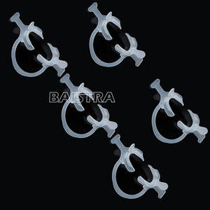 Écarteur de joues dentaire en forme de C, couleur blanche, avec aile à poignée - Product Image 6