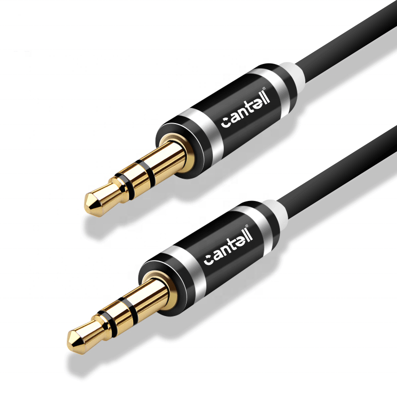 Cantell best selling 1m 2m 3m 3.5mm aux cord Headphone audio jack cable auxiliary cable 3.5mm male to male Aux Cable