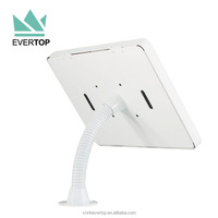 LST04-C 10 "support flexible de kiosque de tablette de comptoir de col de cygne Android pour le kiosque antivol de tablette pour le support antivol d'iPad 11"