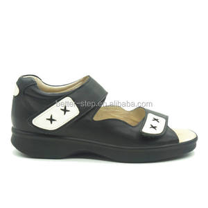 Sepatu medis kulit asli nyaman untuk wanita, sepatu sandal diabetes, sepatu ortopedi wanita - Product Image 2