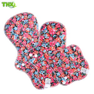 Almohadillas <span class=keywords><strong>sanitarias</strong></span> <span class=keywords><strong>reutilizables</strong></span> ecológicas, almohadillas de tela menstrual lavables para mujeres, servilletas <span class=keywords><strong>sanitarias</strong></span> de maternidad para hombres - Product Image 4