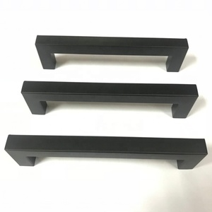 亚光黑色整理 12 * 12毫米方形 T 形厨柜橱柜拉手 - Product Image 5