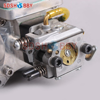 Moteur à essence DLA58 refroidi par ordinateur, avec carburateur Walbro, pour avion à essence, 58CC, livraison gratuite