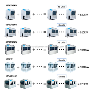 130kw Commerciale aria condizionata raffreddato ad Aria di scorrimento chiller - Product Image 2