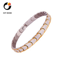 Bracelet en acier inoxydable pour femme printemps en pierre de titane