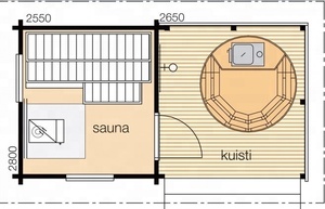 China supplier 1 dorm room material log prefab housing for selling - Product Image 2
