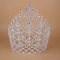 Miss Beauty Pageant Tiara Crown, Large Tall, China Supplier